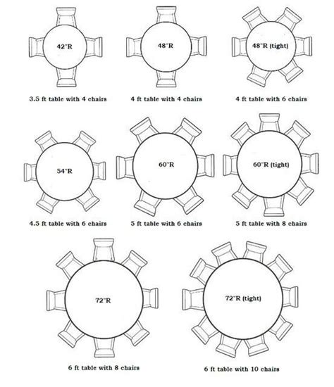 Fitfab 8 Seater Round Dining Table Dimensions