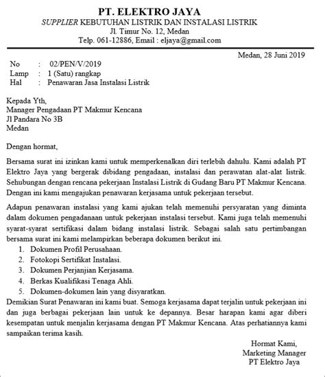 Berdasarkan contoh surat penawaran harga tersebut, ada beberapa komponen yang perlu ada, antara lain: 16 Contoh Surat Penawaran Harga Jasa, Barang, Tanah- Contoh Surat