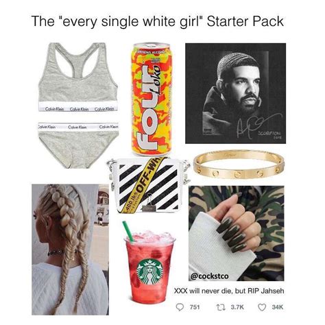 Rich White Teenage Girl On Instagram Starterpack Starterpacks