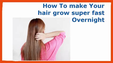 Hormones also play a role in the amount of hair a newborn has. How to make your hair grow super fast overnight - YouTube