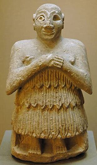 Estatua Oferente De Sumerio 2400 Mirades Dart Des De Linstitut