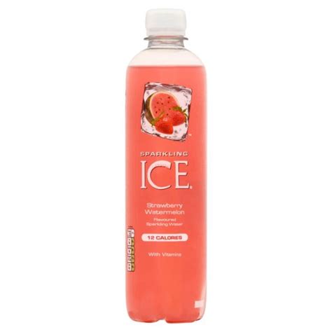 Sparkling Ice Strawberry And Watermelon Flavoured Water 500ml 12 Pack