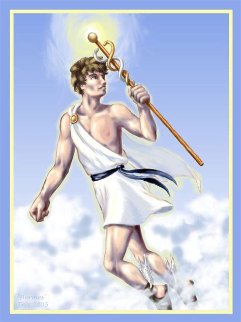 Hermes Greek Mythology Painting