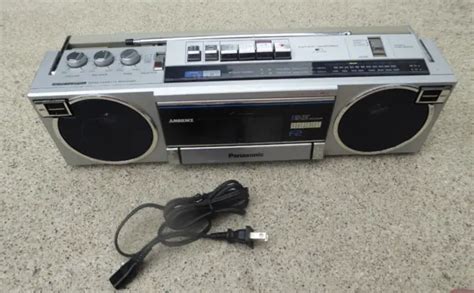 VINTAGE PANASONIC AMBIENCE RX F2 Boombox Stereo Cassette Player