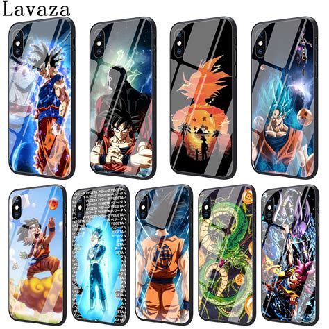 Free shipping to 185 countries. Lavaza Dragon Ball Son Goku Tempered Glass Phone Cover Case for Apple iPhone XR X XS Max 8 7 6 ...