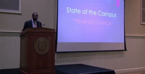 asup president discusses state of campus the beacon