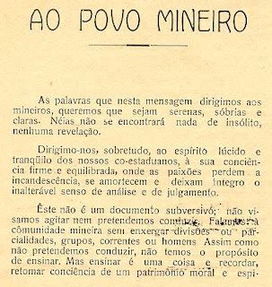 Blog Luso Carioca Hist Ria Do Brasil O Manifesto Dos Mineiros