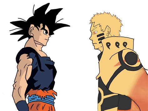 My Fan Art Naruto Meets Goku Ranimesketch