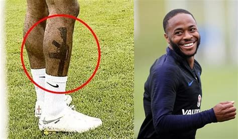 Sterling usa crown point (1090227). Raheem Sterling Gun Tattoo Has The Righteous Brits Upset