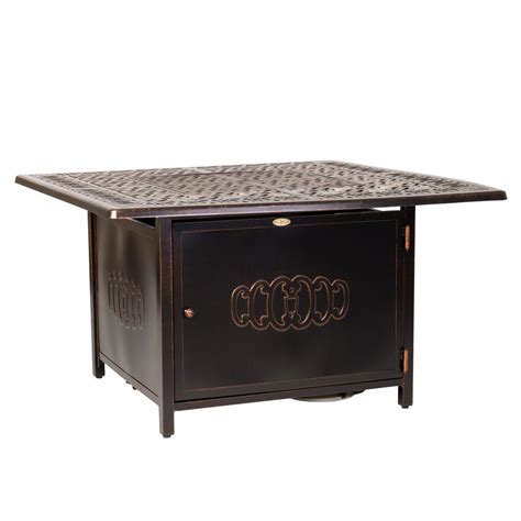 The link to sierra square fire pit table has been copied. Fire Sense Dynasty 44 in. x 24 in. Square Aluminum Propane ...