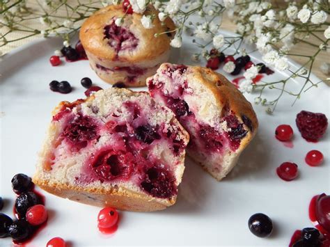 Muffins aux fruits rouges