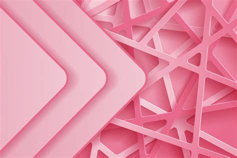 Abstract 3d Background With Pink Paper Cut 3135837 Vector Art At Vecteezy
