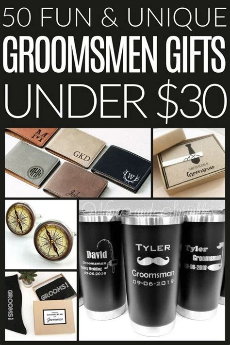 50 Cheap And Unique Groomsman Ts Under 30 — Wine And Sprinkles