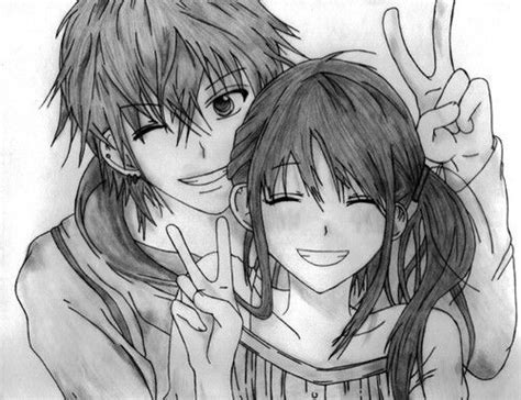 Drawing anime in 12 different anime style : 24 best images about cute love on Pinterest | Cute ...