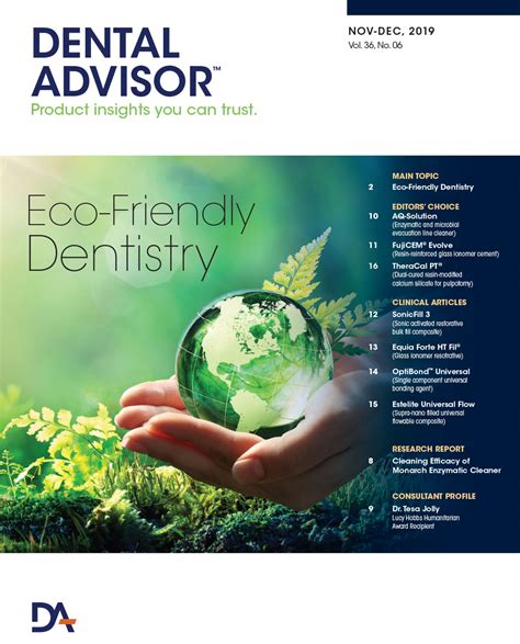 November December Vol No Eco Friendly Dentistry The Dental Advisor