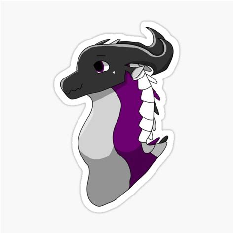 Demisexual Pride Dragon Sticker For Sale By Nrdytfling Redbubble