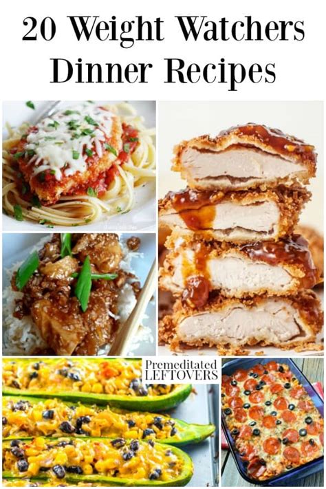 Are you struggling with losing weight? 20 Weight Watchers Dinner Recipes with SmartPoints