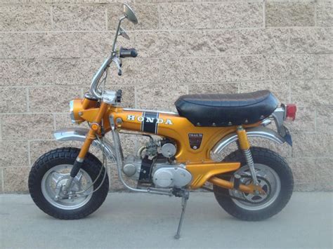 The bike was running when it was put away, and has been sitting for a few years now. Buy 1972 HONDA Trail CT 70 - Low Miles on 2040-motos