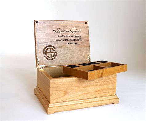 Custom Engraved Jewelry Box Personalized Wedding T