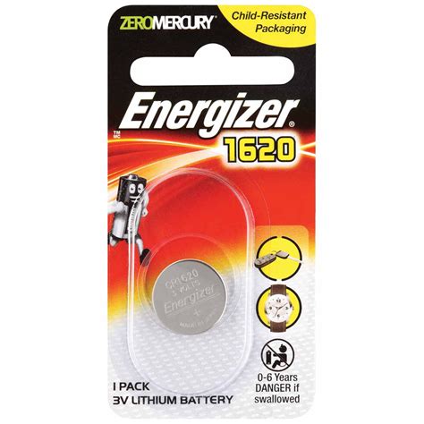 Cr1620 Energizer 3 Volt Lithium Coin Cell Battery On A Card Walmart