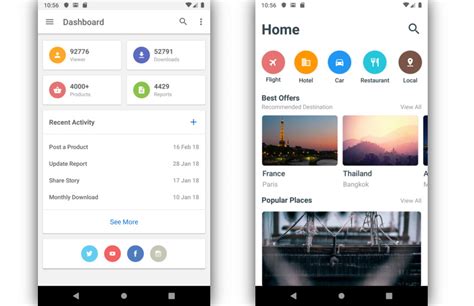 Jump Start Your Android App Ui With A Material Design Template