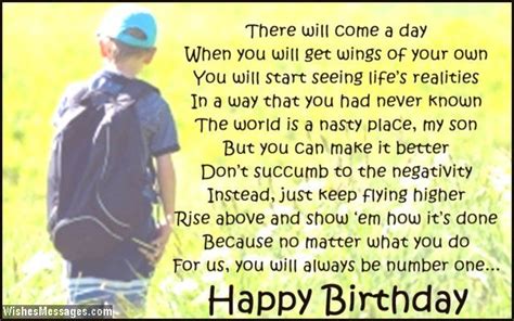 Sometimes i think that i must have done something very good in life that god has. Birthday Poems for Son | Birthday wishes for son, Birthday ...