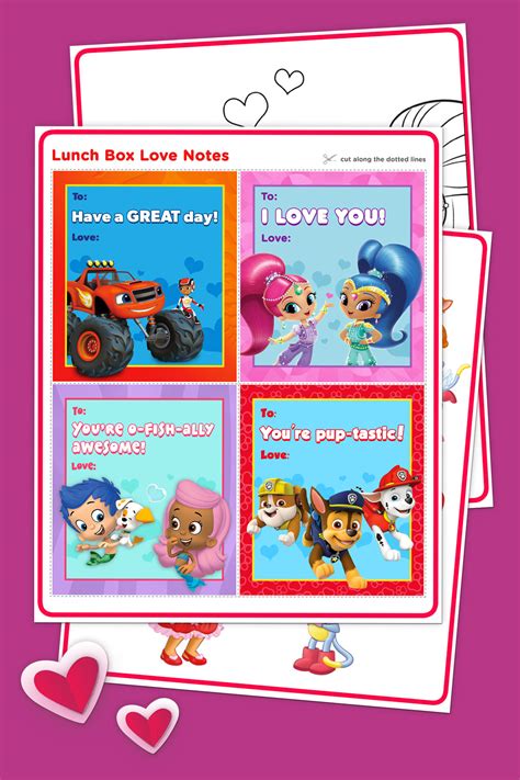 Valentines Day Free Printable Activity Pack Nickelodeon Parents