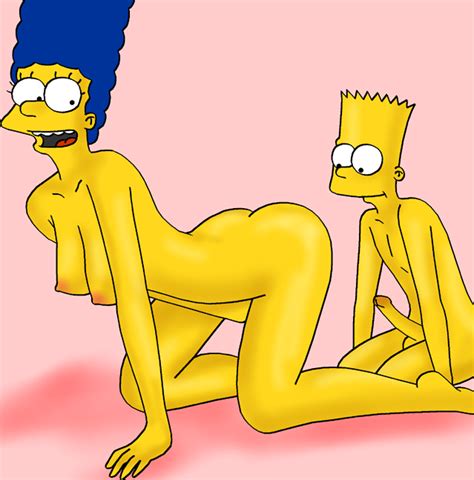 Rule 34 All Fours Ass Bart Simpson Breasts Color Female