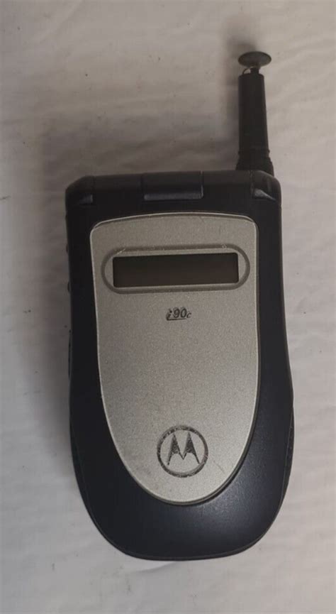 Motorola Nextel Dragon I90c I Series Cellular Cell Flip Phone Silver