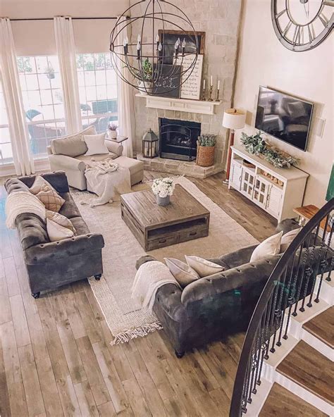 60 Farmhouse Living Room Ideas For A Timeless Appeal Farm House