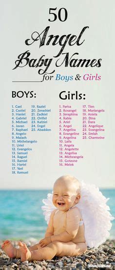 If You Are Looking For Unique And Wonderful Baby Names That Mean Angel