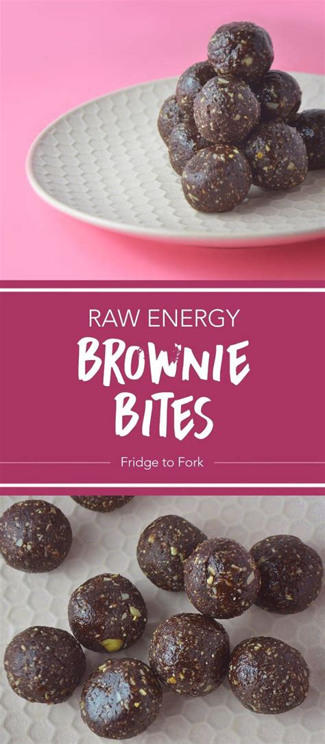 Raw Brownie Energy Bites Df Vegan Fridge To Fork Recipe Raw