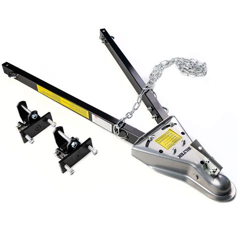 Biltek Adjustable Universal Tow Bar With 2x Safety Chains For 2