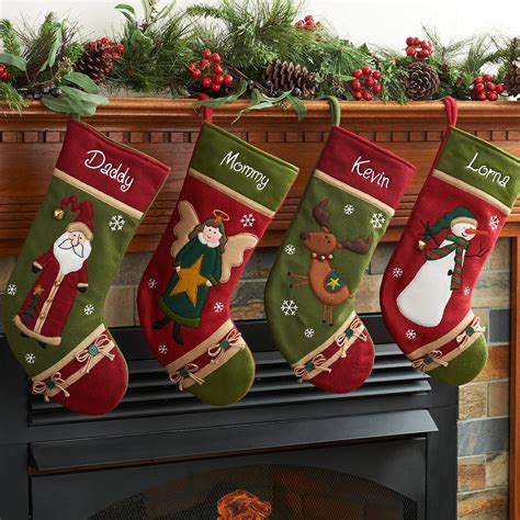 Personalized Country Character Christmas Stocking Available In