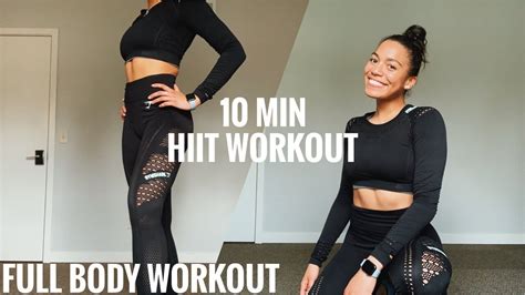 Min Hiit Full Body Workout Warm Up Cool Down In Video Youtube