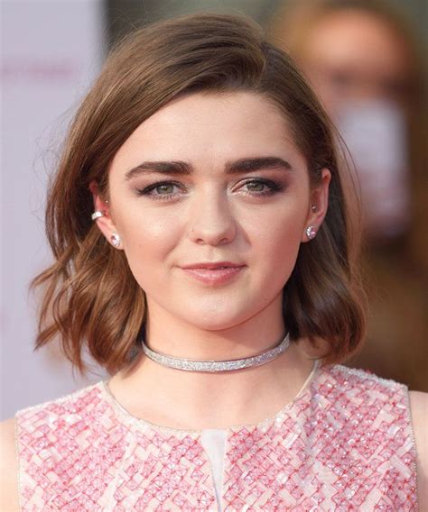 Maisie Williams Hair Color Short Hair Styles For Round Faces