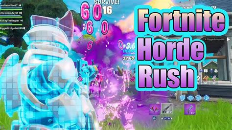 Fortnite Horde Rush Youtube