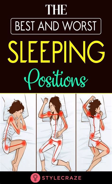 The Best And Worst Sleeping Positions Sleeping Positions Bad Posture Better Sleep