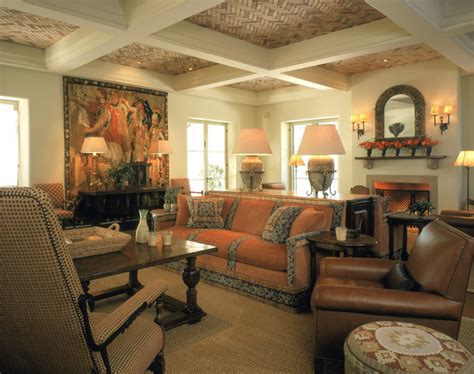 Spanish Style Great Room Mediterranean Living Room Los Angeles