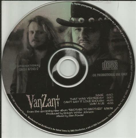 Van Zant Van Zant 1998 Cd Discogs