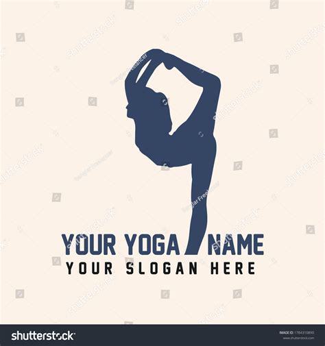 Yoga Girls Logo Design Template Stock Vector Royalty Free 1784310890