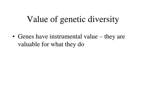 Ppt Genetic Diversity Powerpoint Presentation Free Download Id6573331