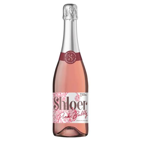 Shloer Pink Non Alcoholic Bubbly Sparkling Juice Drink 750ml From Ocado
