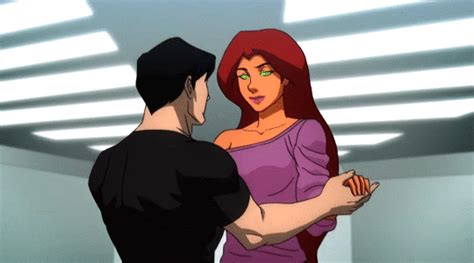 Nightwing And Starfire In Bed