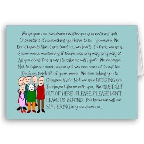 Examples of funny farewell quotes. hilarious retirement card from the gang | Retirement cards ...