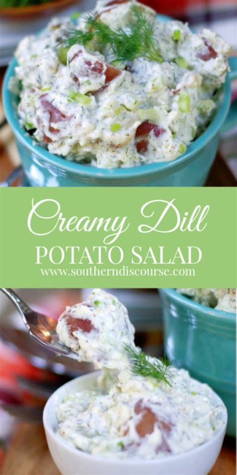 Creamy Dill Potato Salad A Southern Discourse Dill Potatoes
