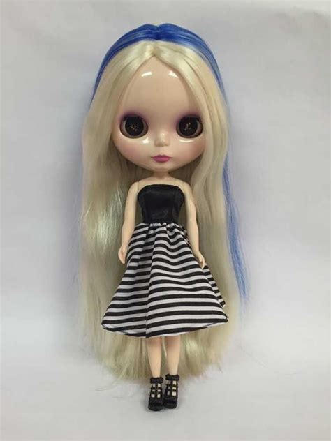 Nude Blyth Doll Mixde Hair Factory Doll Suitable For Diy Change Bjd