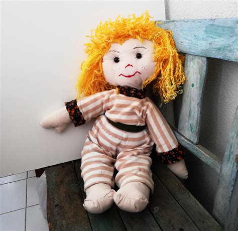 Vintage Rag Doll Toy Soft Fabric Doll Handmade Girl Rag Dolls Etsy