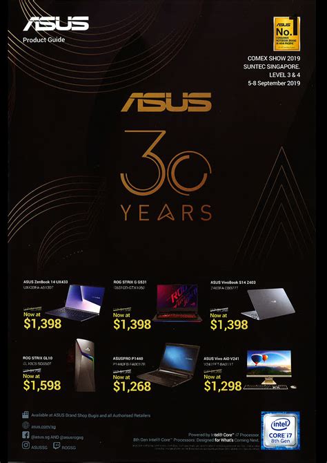 Asus Notebooks Page 1 Brochures From Comex 2019 Singapore On Tech