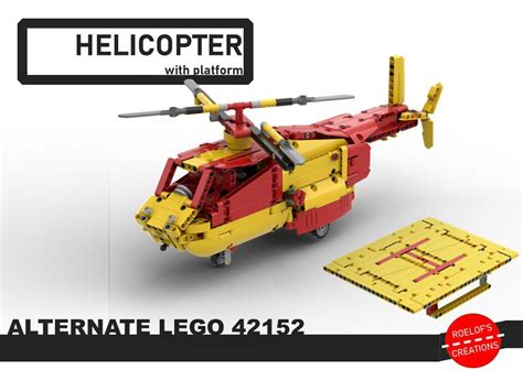 Lego Moc 42152 B Model Helicopter By Roelofs Creations Rebrickable